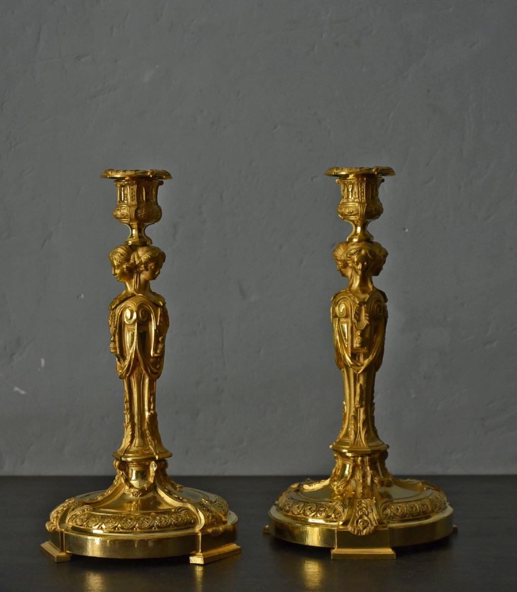 Pair Of Candlesticks Jean Démosthène Dugourc