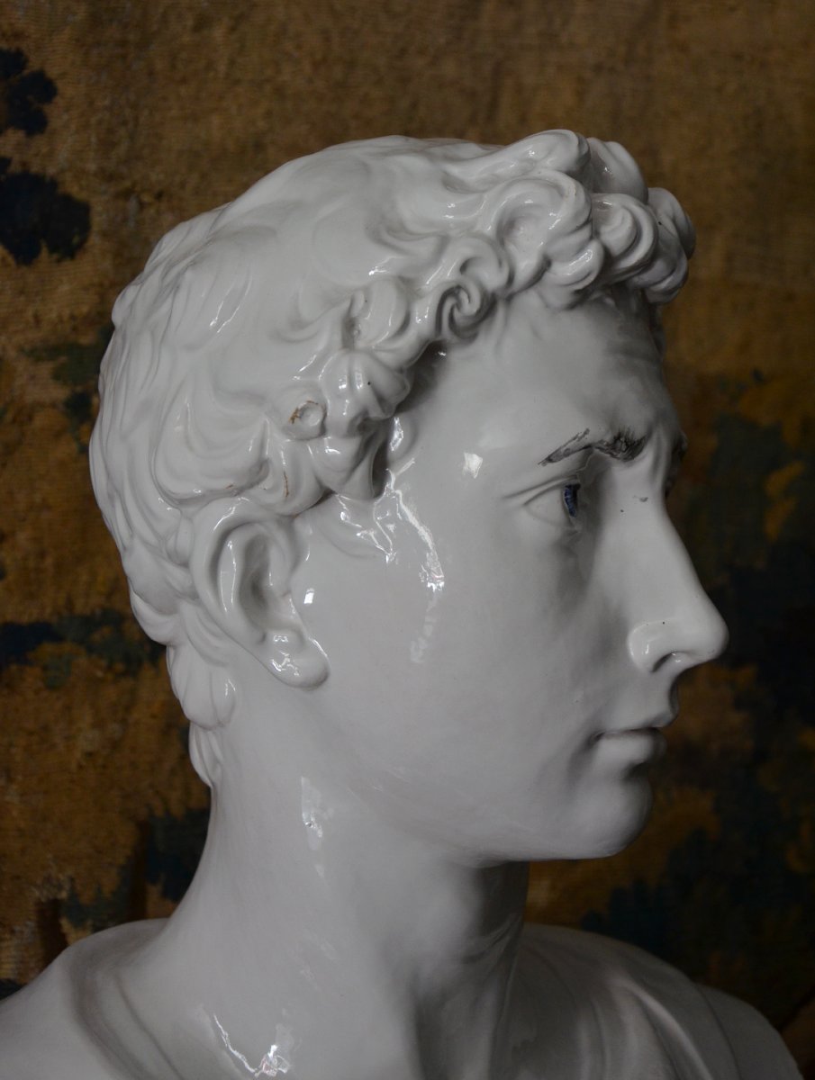 Cantagalli Majolica Bust -photo-2