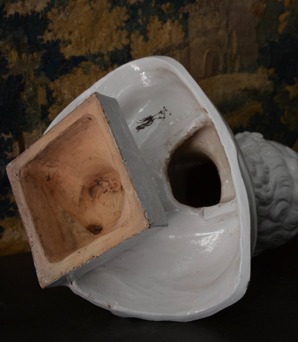 Cantagalli Majolica Bust -photo-3