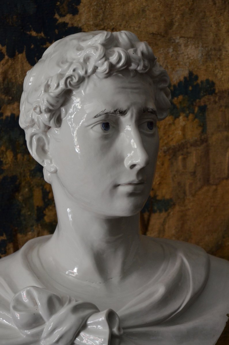 Cantagalli Majolica Bust 