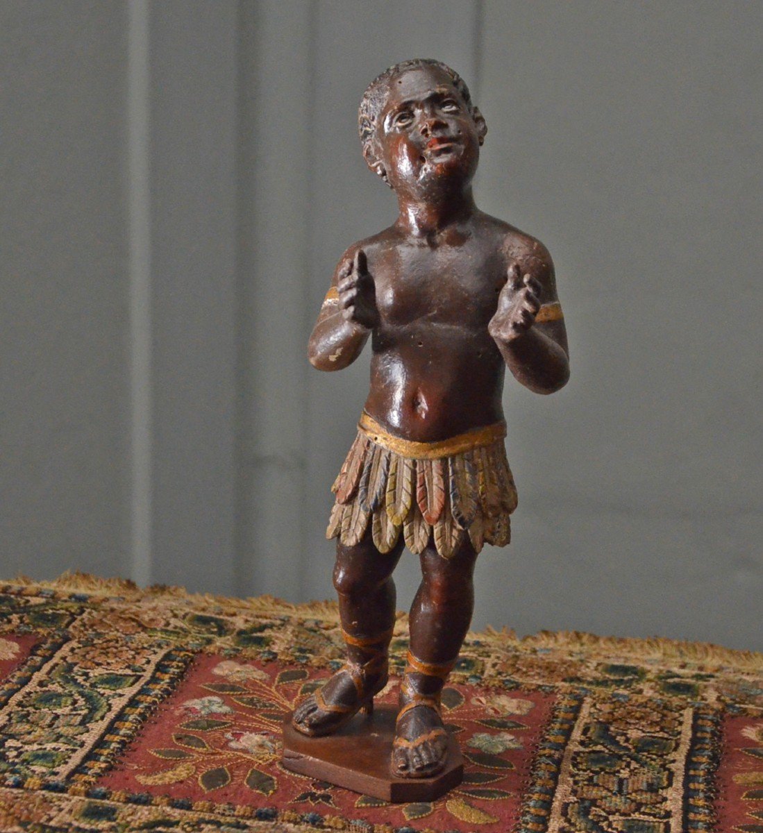 Statuette Of A Black Man-photo-3