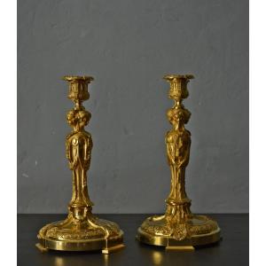 Pair Of Candlesticks Jean Démosthène Dugourc