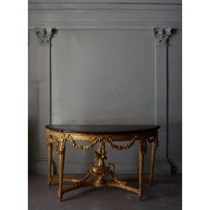 Grande console estampillée Chollot
