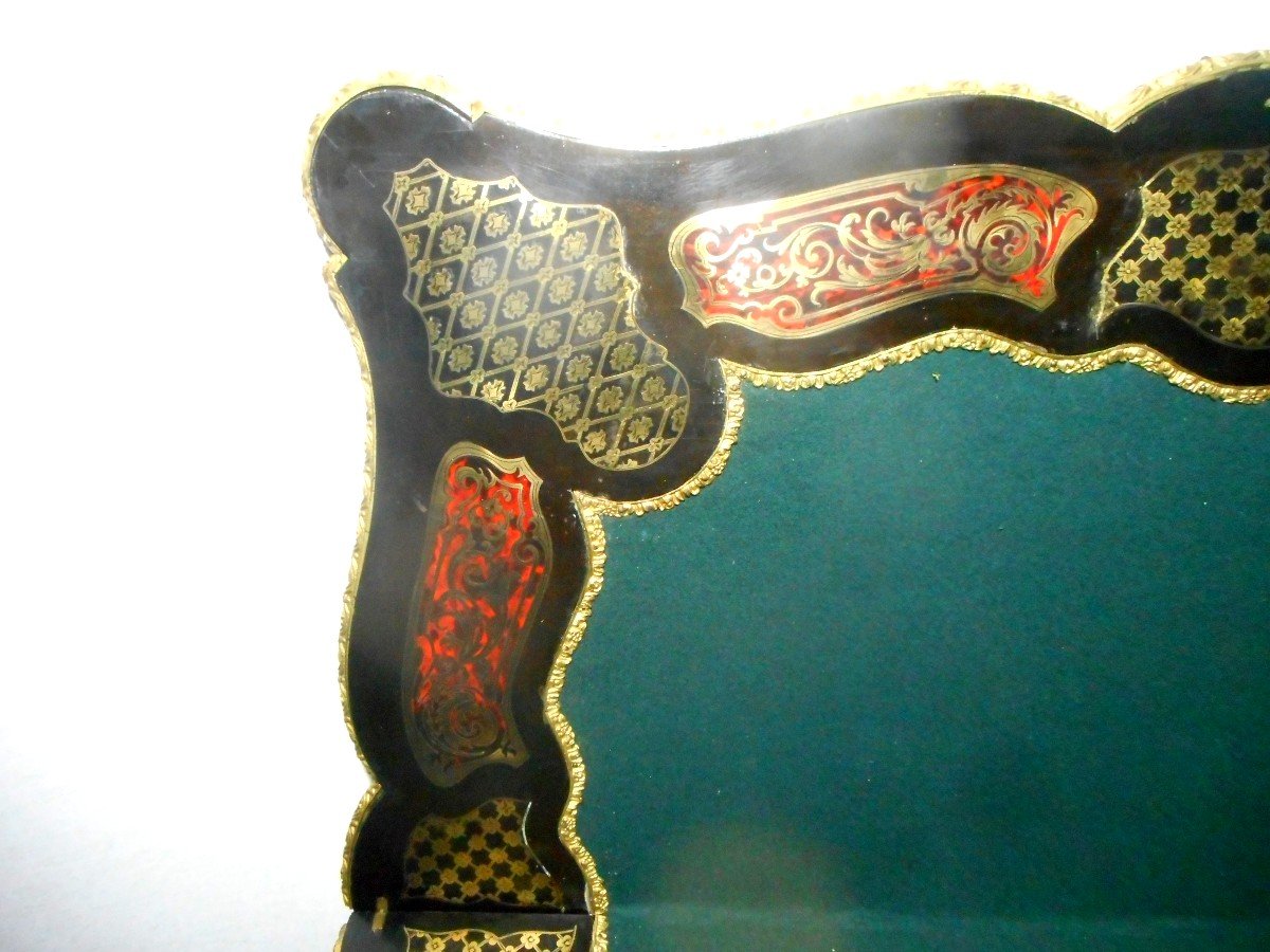Table a Jeu en Marqueterie Boulle et bronze doré époque Napoléon III-photo-2
