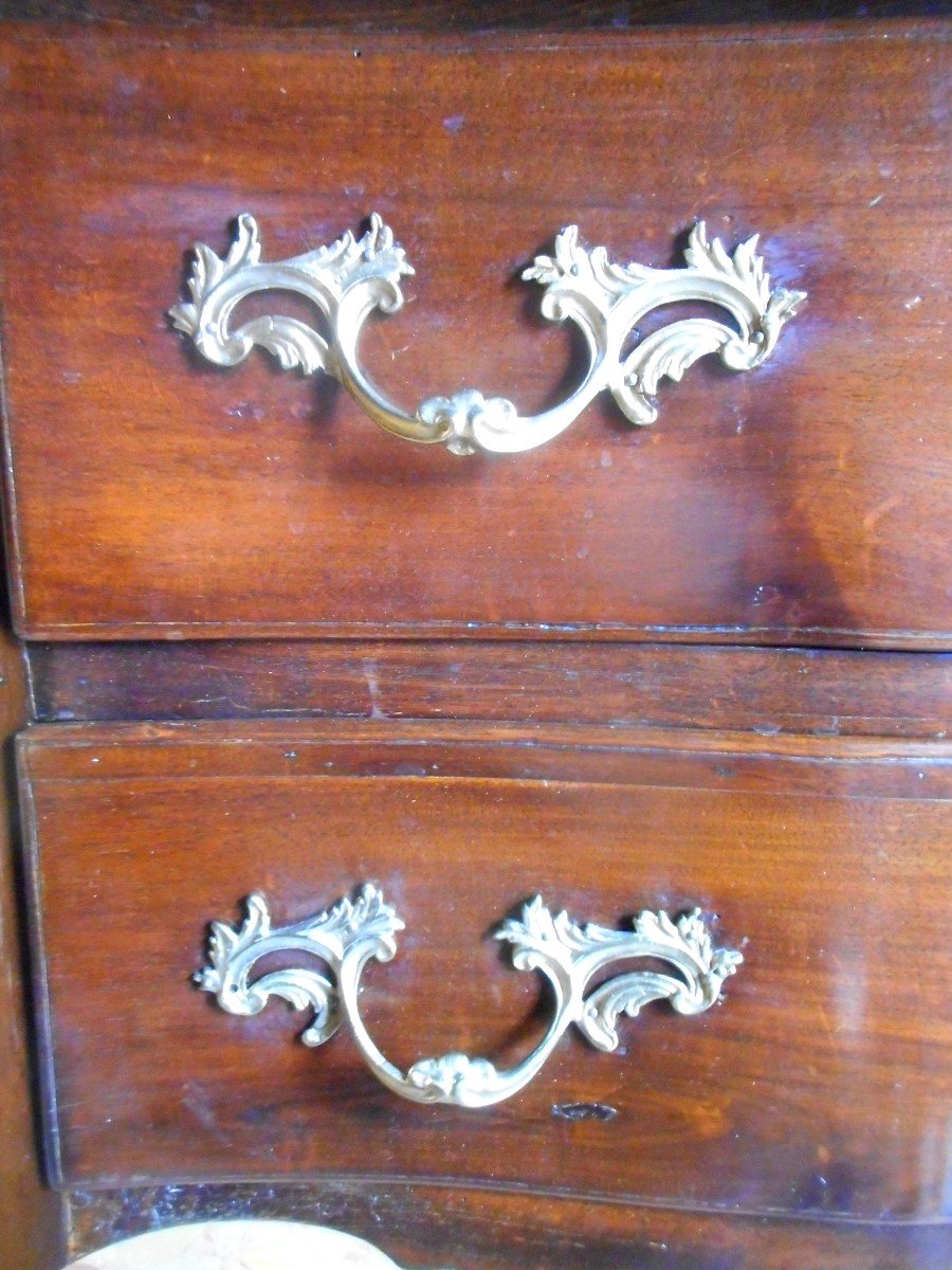 Small Louis XV Commode In Mahogany From Cuba-photo-4