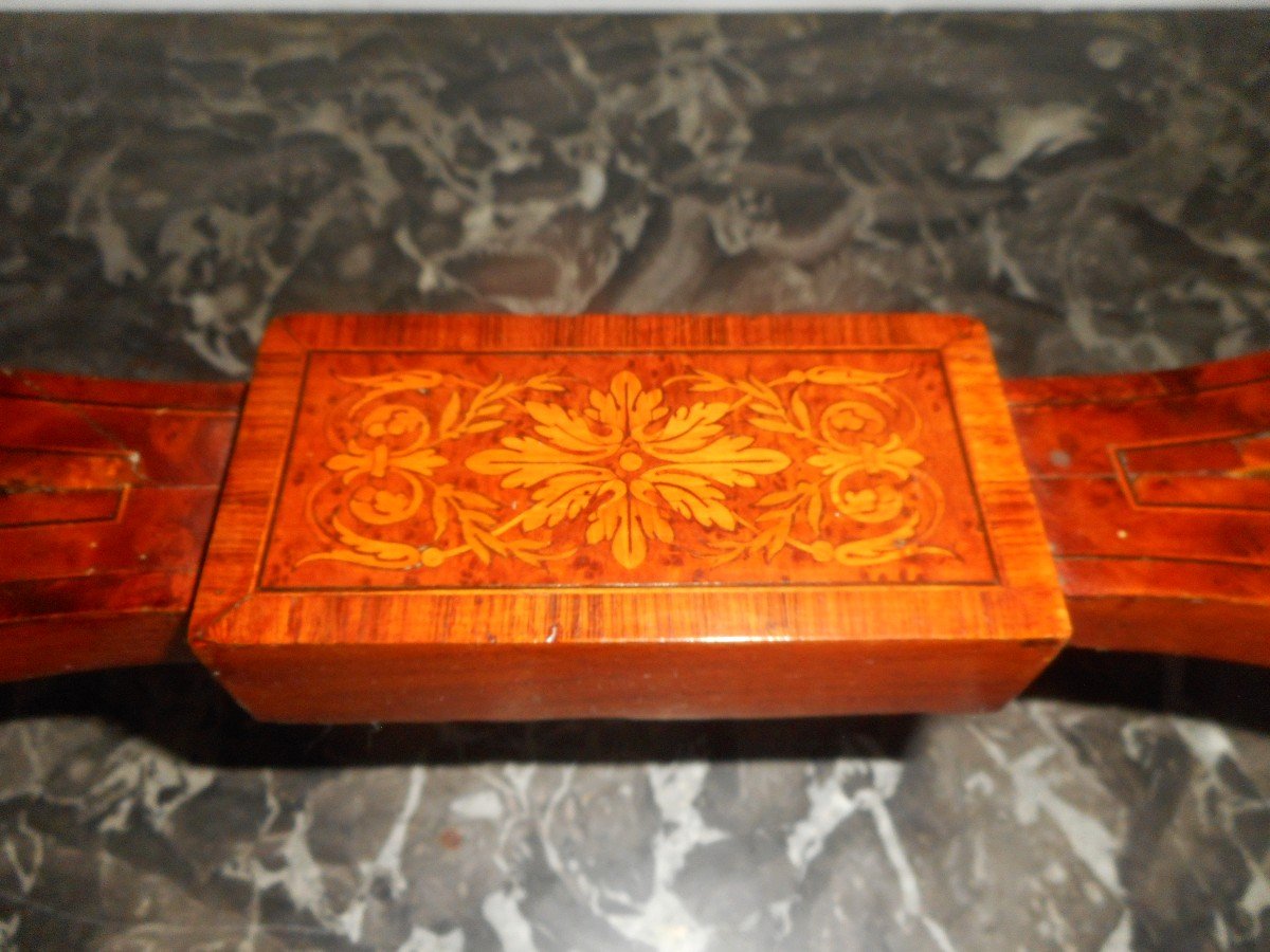 Side Table In Marquetry And Gilt Bronze Napoleon III Period-photo-2