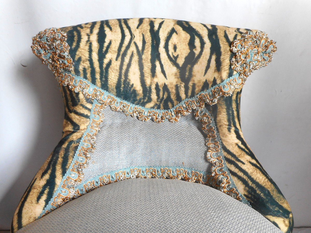 Pair Of Napoleon III Fireside Chairs-photo-1