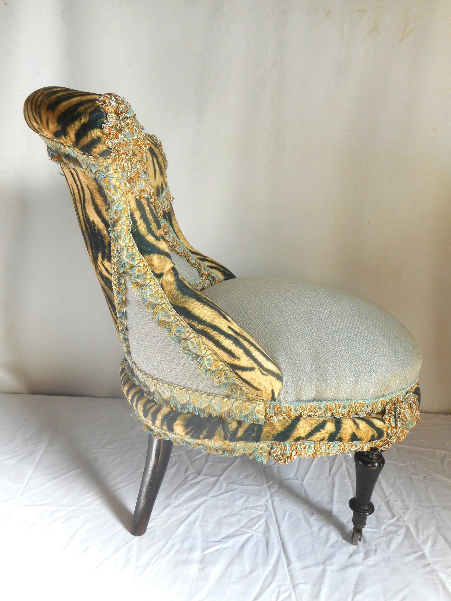 Pair Of Napoleon III Fireside Chairs-photo-6