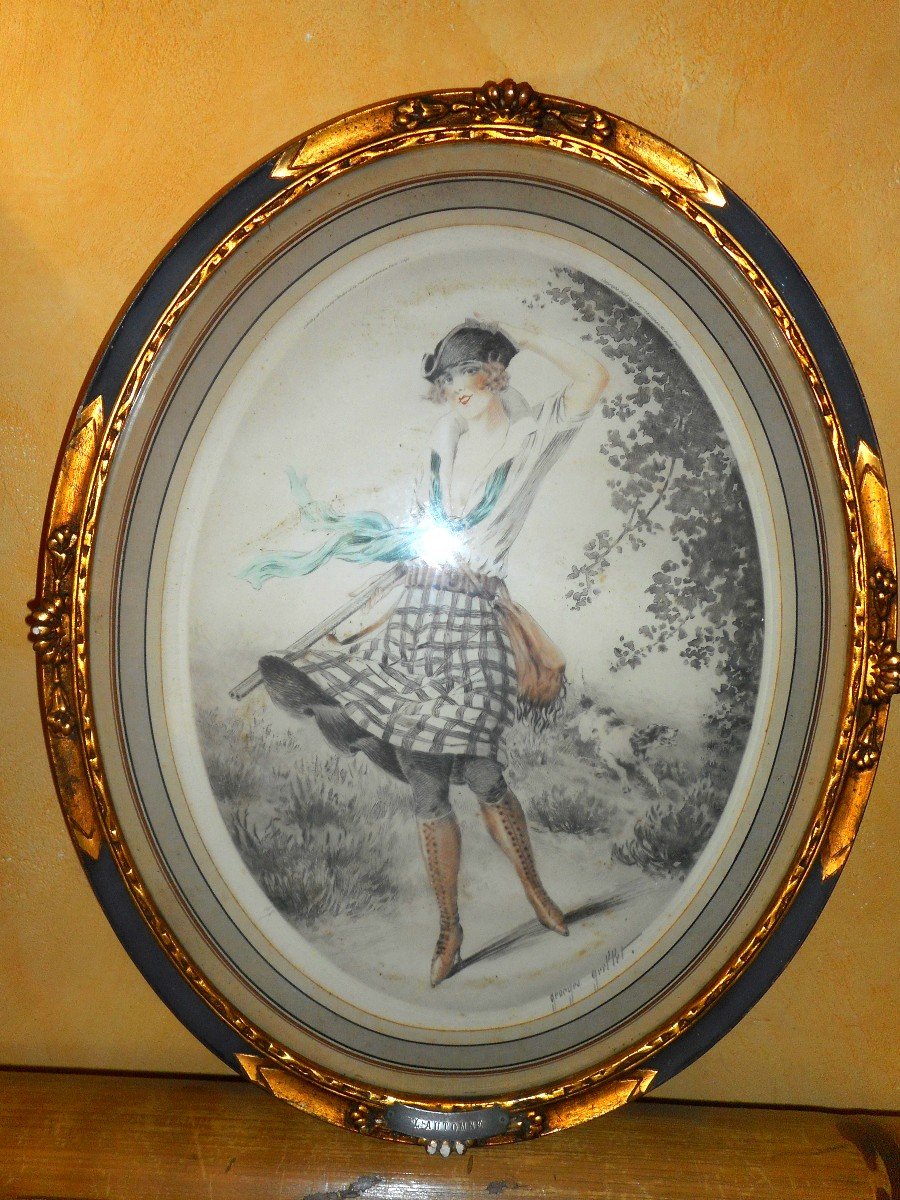 The Four Seasons Art Deco By Georges Grellet 1869-1959-photo-2