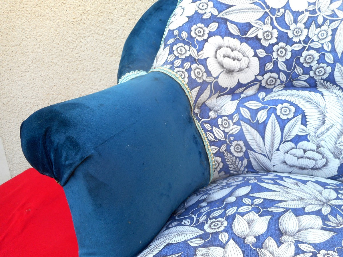 Paire De Fauteuils époque Napoléon III-photo-5