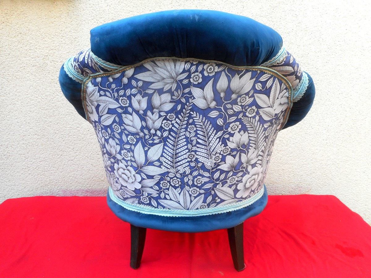Paire De Fauteuils époque Napoléon III-photo-8