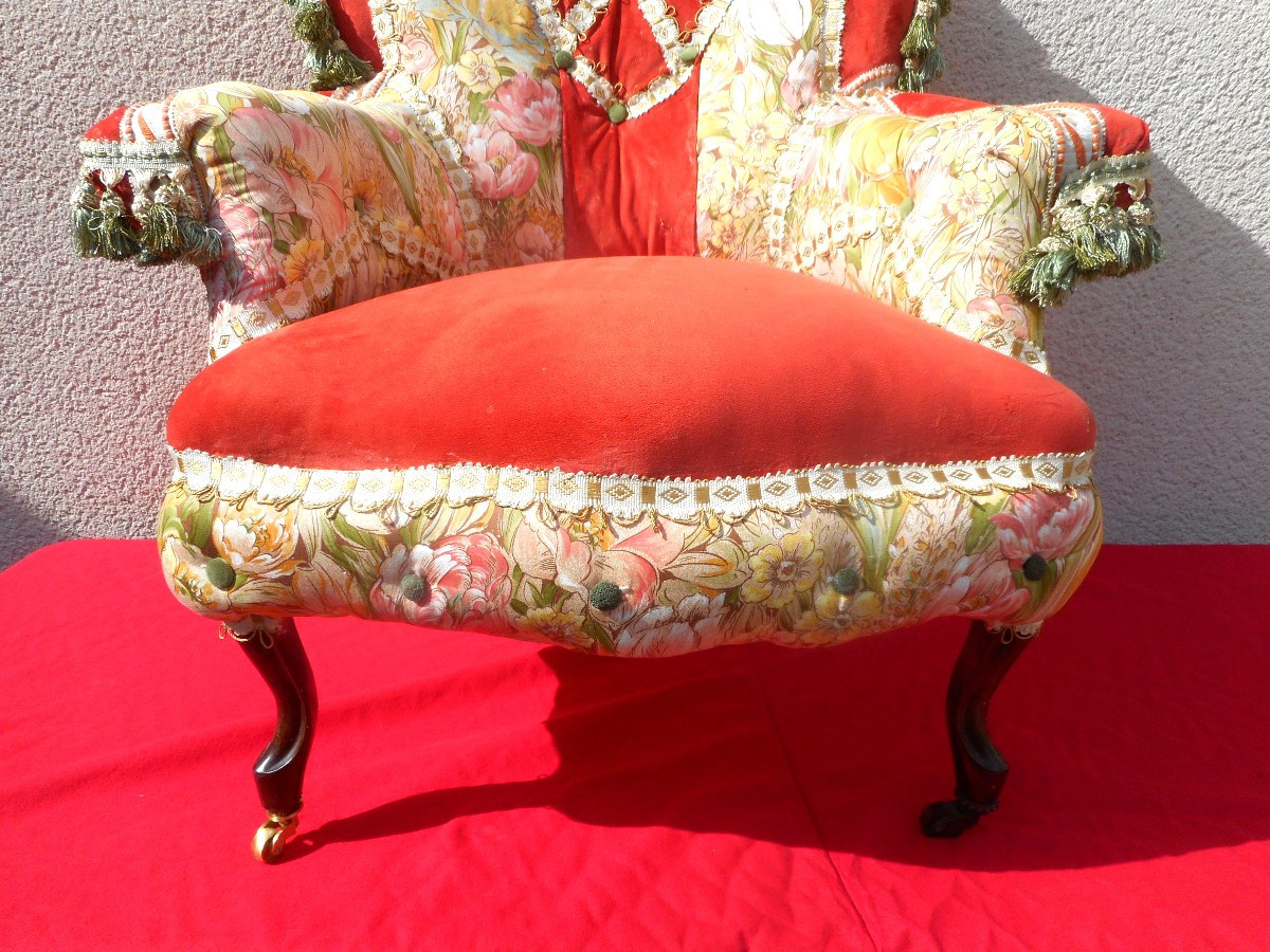 Ensemble De Salon Capitonné époque Napoléon III-photo-6