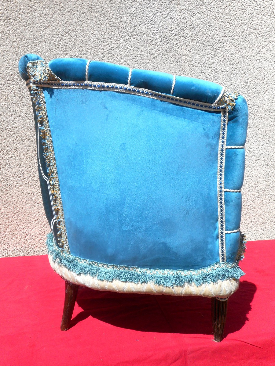 Pair Of Art Deco Armchairs -photo-3