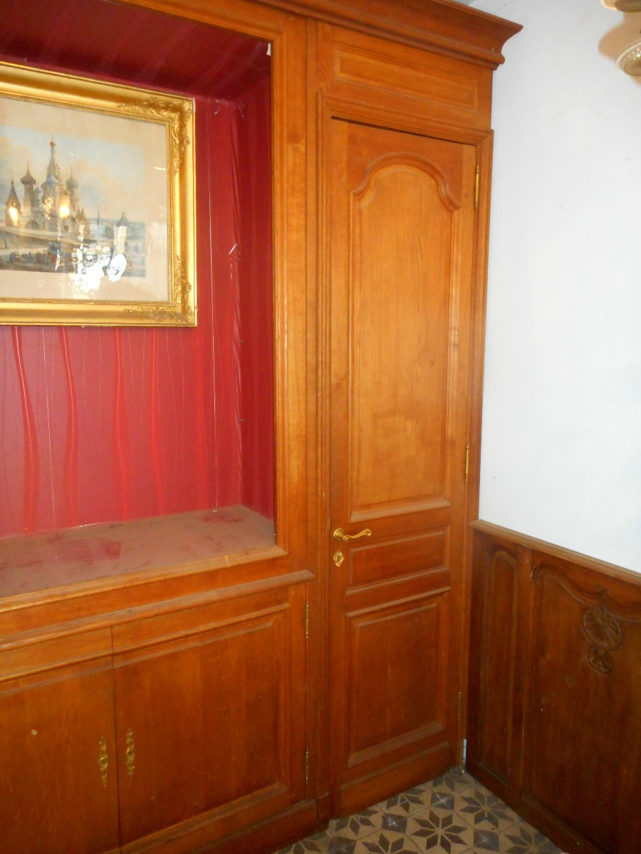 Ensemble de boiserie en chene époque fin XIXe-photo-5