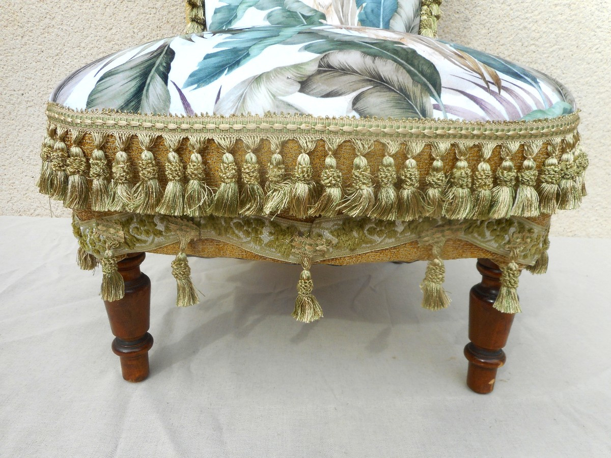 Ensemble de salon "aux perroquets" époque Napoléon III-photo-1