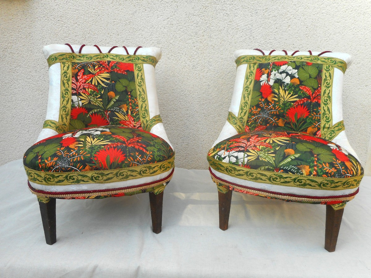 Ensemble de salon époque Napoléon III -photo-6