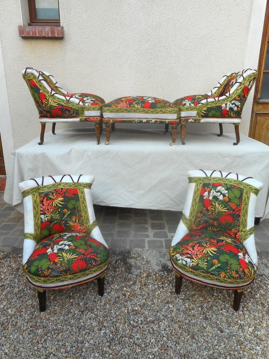 Ensemble de salon époque Napoléon III 