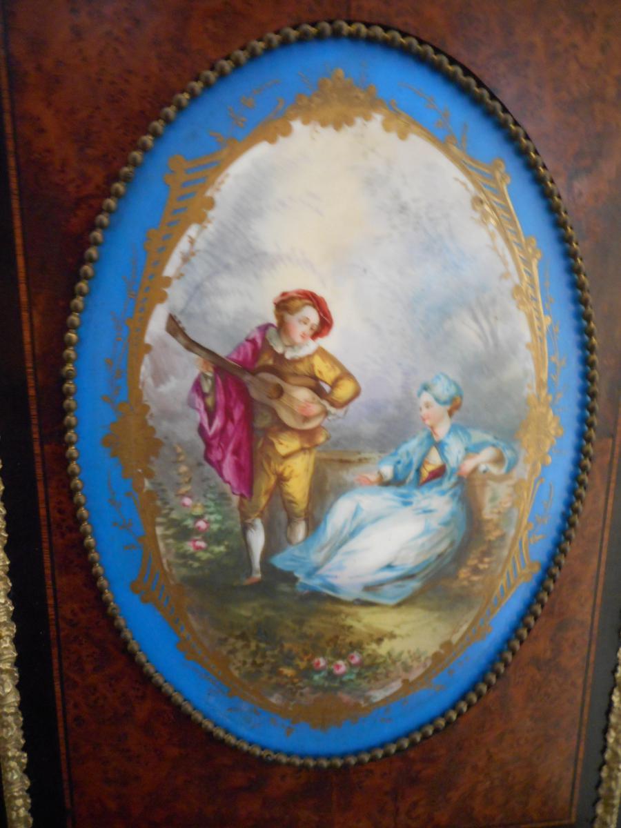 Happiness Of The Day Napoleon III Medallion Sevres-photo-2