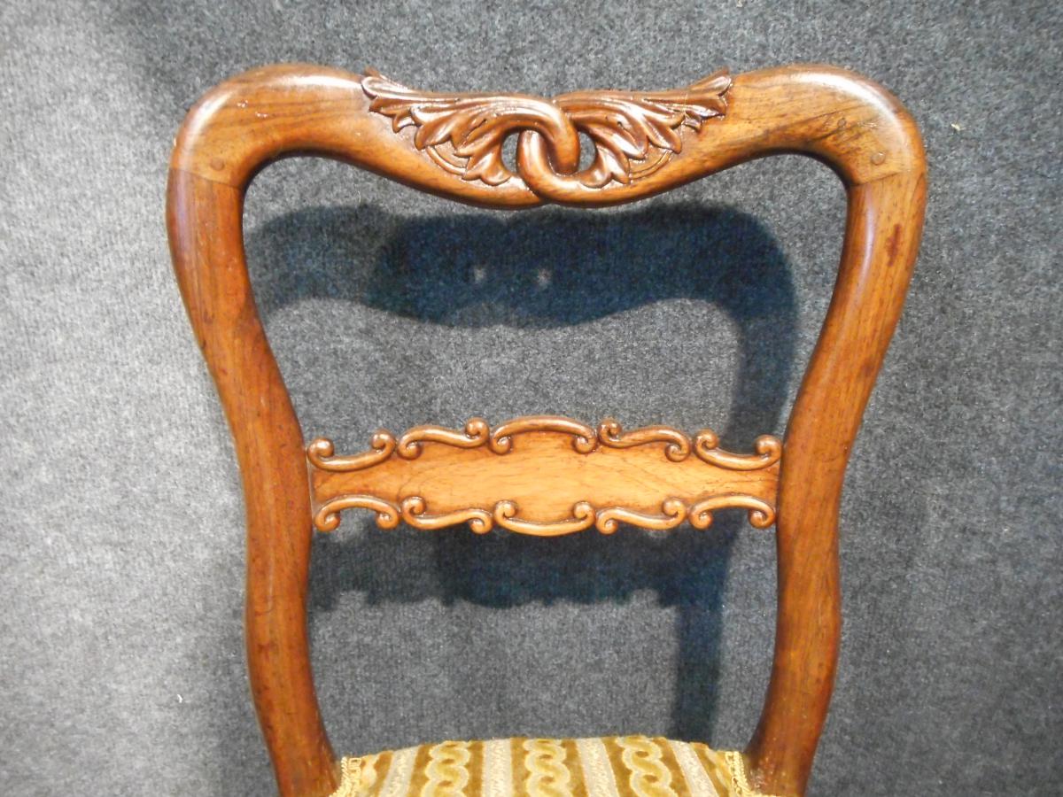 Pair Of Chairs Charles X Stamped Marcus-photo-4