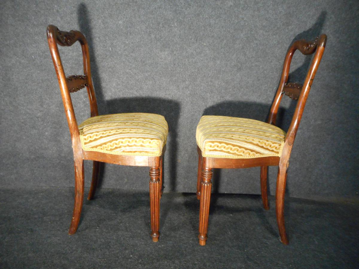 Pair Of Chairs Charles X Stamped Marcus-photo-4
