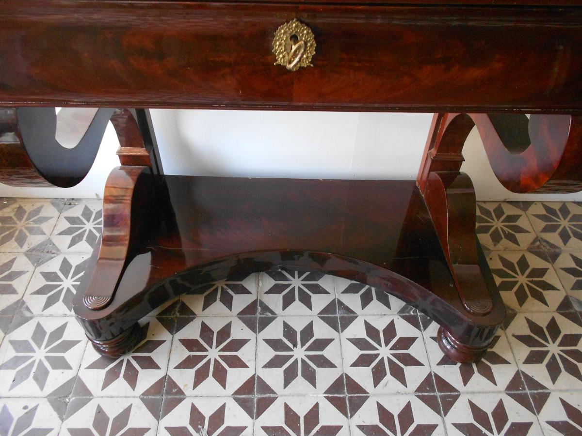 Empire Period Dresser In Mahogany-photo-6