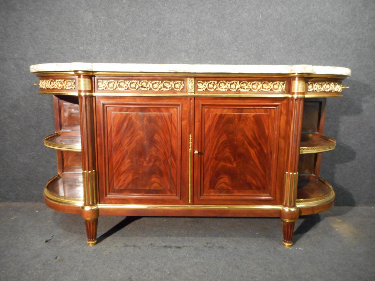 19th Century Period In Cuba Mahogany And Golden Bronze