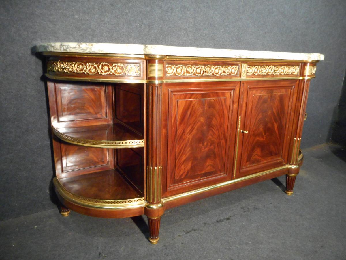 19th Century Period In Cuba Mahogany And Golden Bronze-photo-2