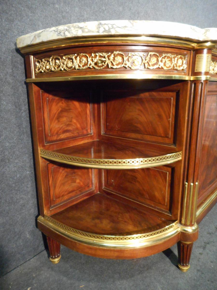 19th Century Period In Cuba Mahogany And Golden Bronze-photo-1