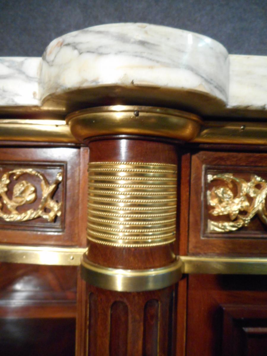19th Century Period In Cuba Mahogany And Golden Bronze-photo-3