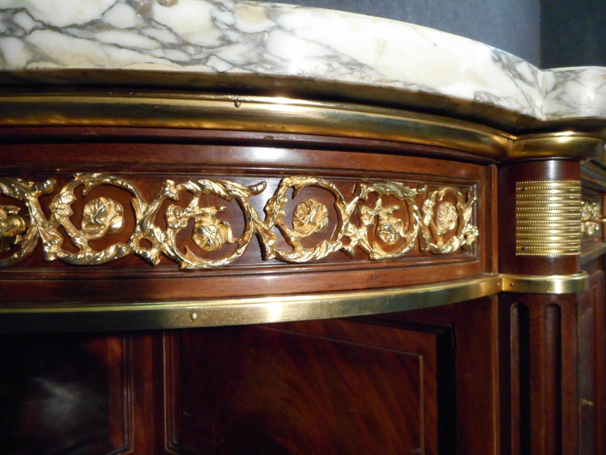 19th Century Period In Cuba Mahogany And Golden Bronze-photo-7