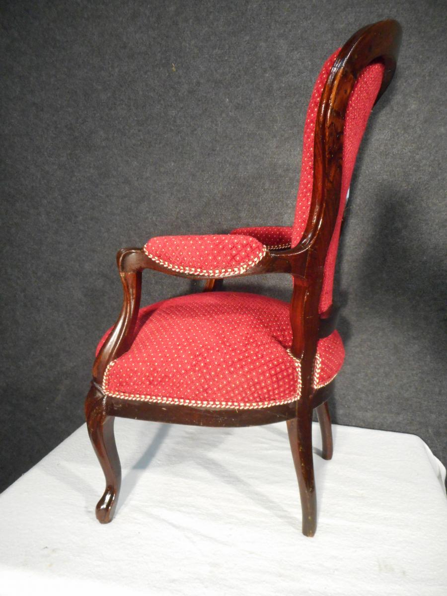 Child Armchair In Rosewood Nineteenth Time-photo-1