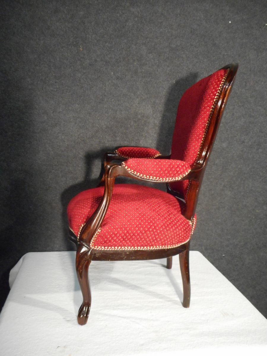 Child Armchair In Rosewood Nineteenth Time-photo-2