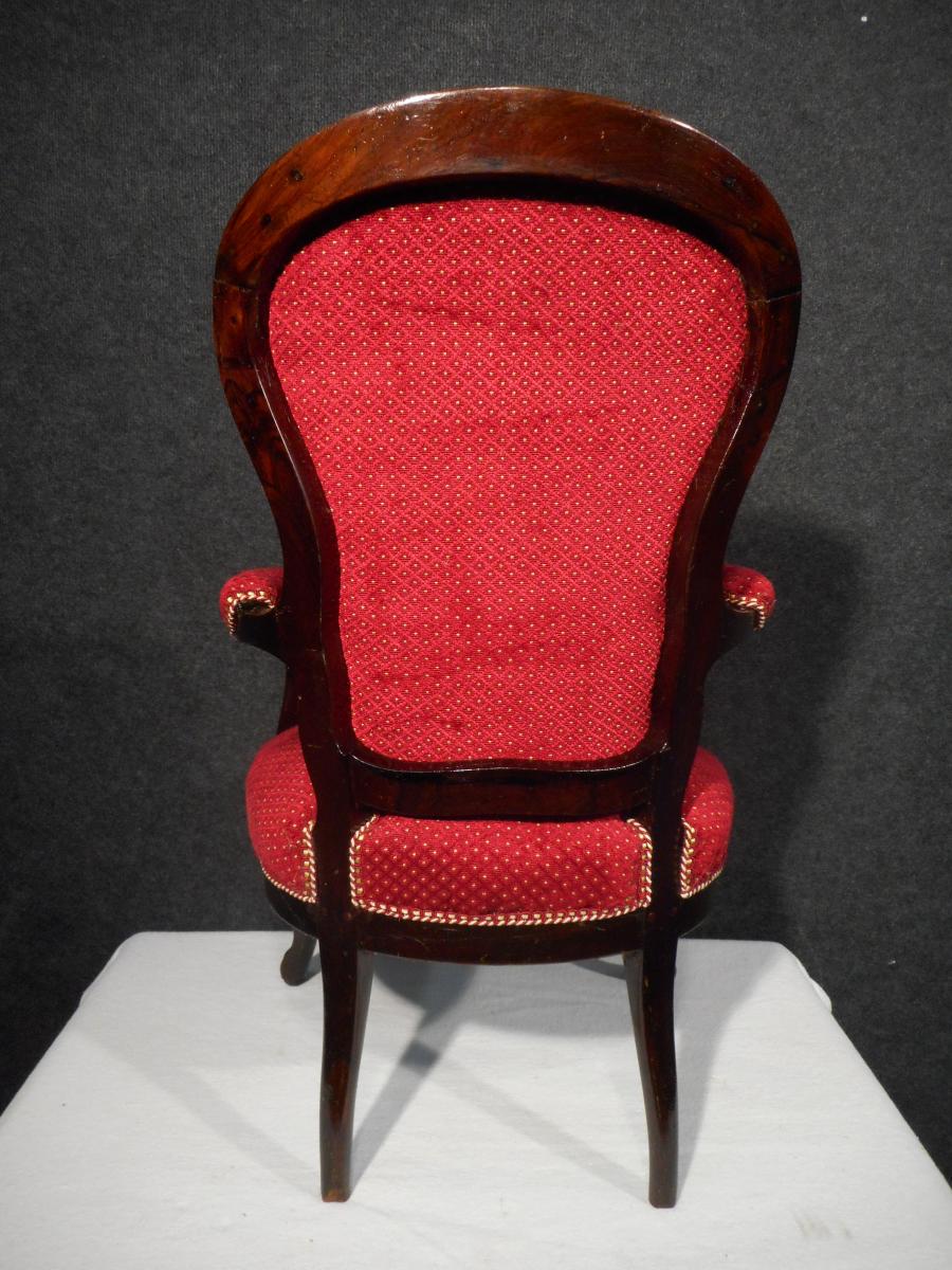 Child Armchair In Rosewood Nineteenth Time-photo-3