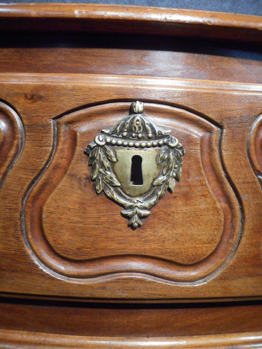Dresser Curved Louis XV Walnut-photo-2