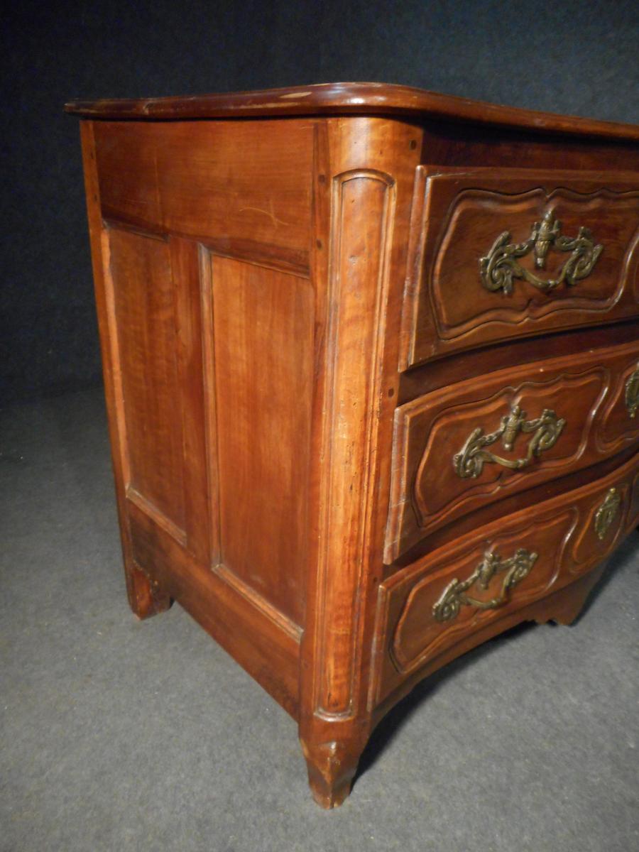 Dresser Curved Louis XV Walnut-photo-7