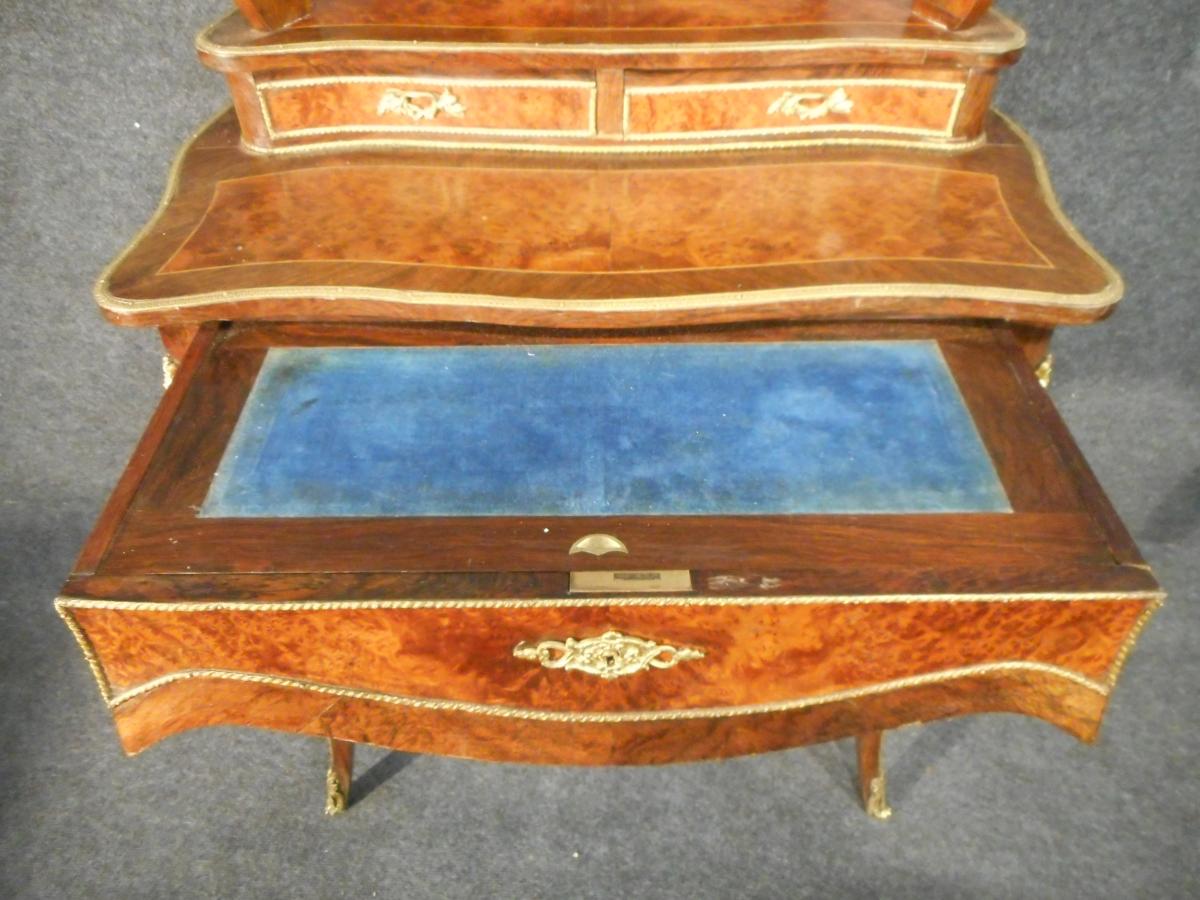 Happiness Of The Day Napoleon III In Marquetry And Gilt Bronze-photo-5