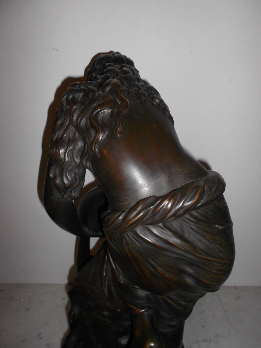 Great Bronze Titled "the Source" Signed Antonio Giovanni Lanzirotti-photo-5