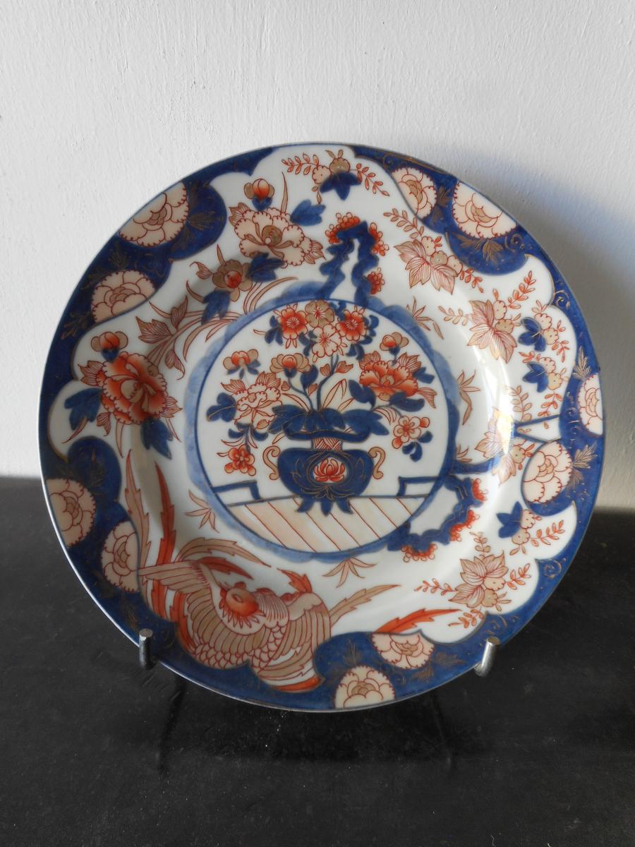 Pair Plates China XVIIIth-photo-2