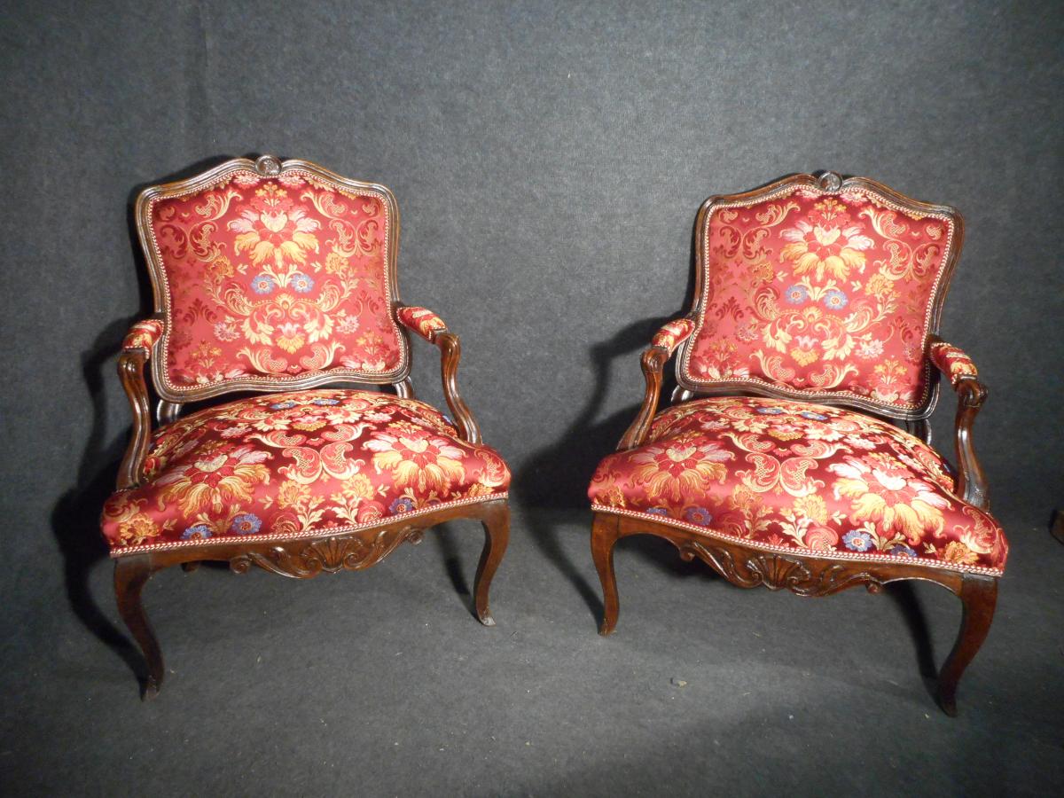 Pair Of Armchair Regency Period
