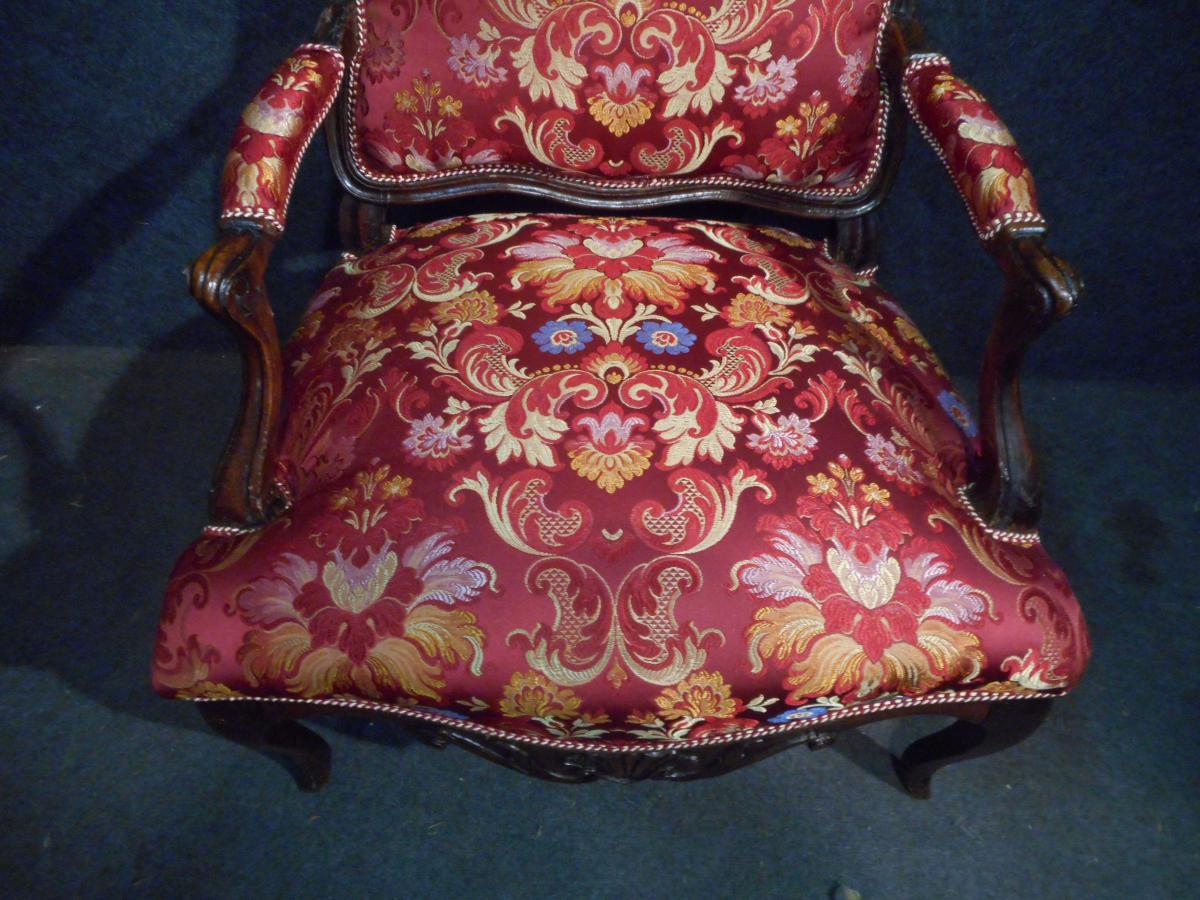 Pair Of Armchair Regency Period-photo-3