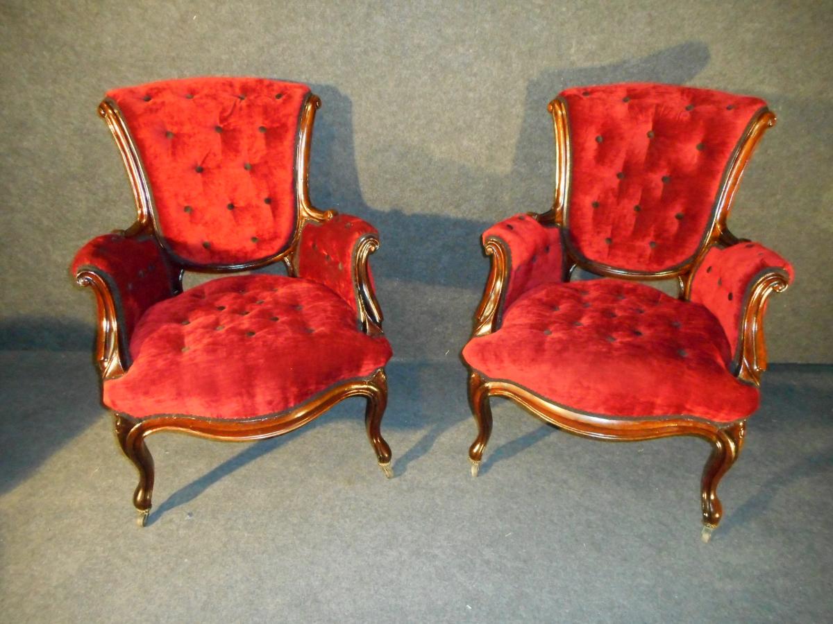 Capitoline Napoleon III Rosewood Living Room Set-photo-3