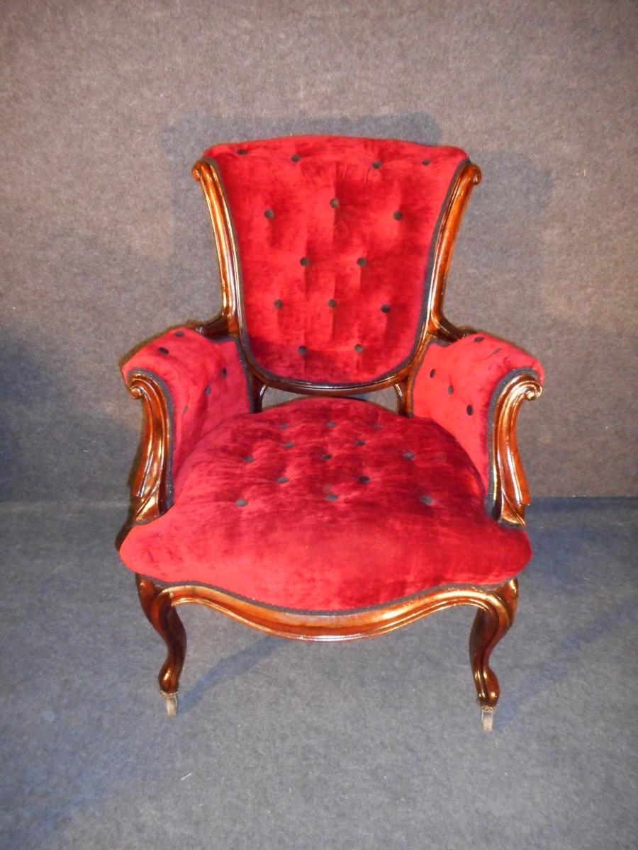 Capitoline Napoleon III Rosewood Living Room Set-photo-4