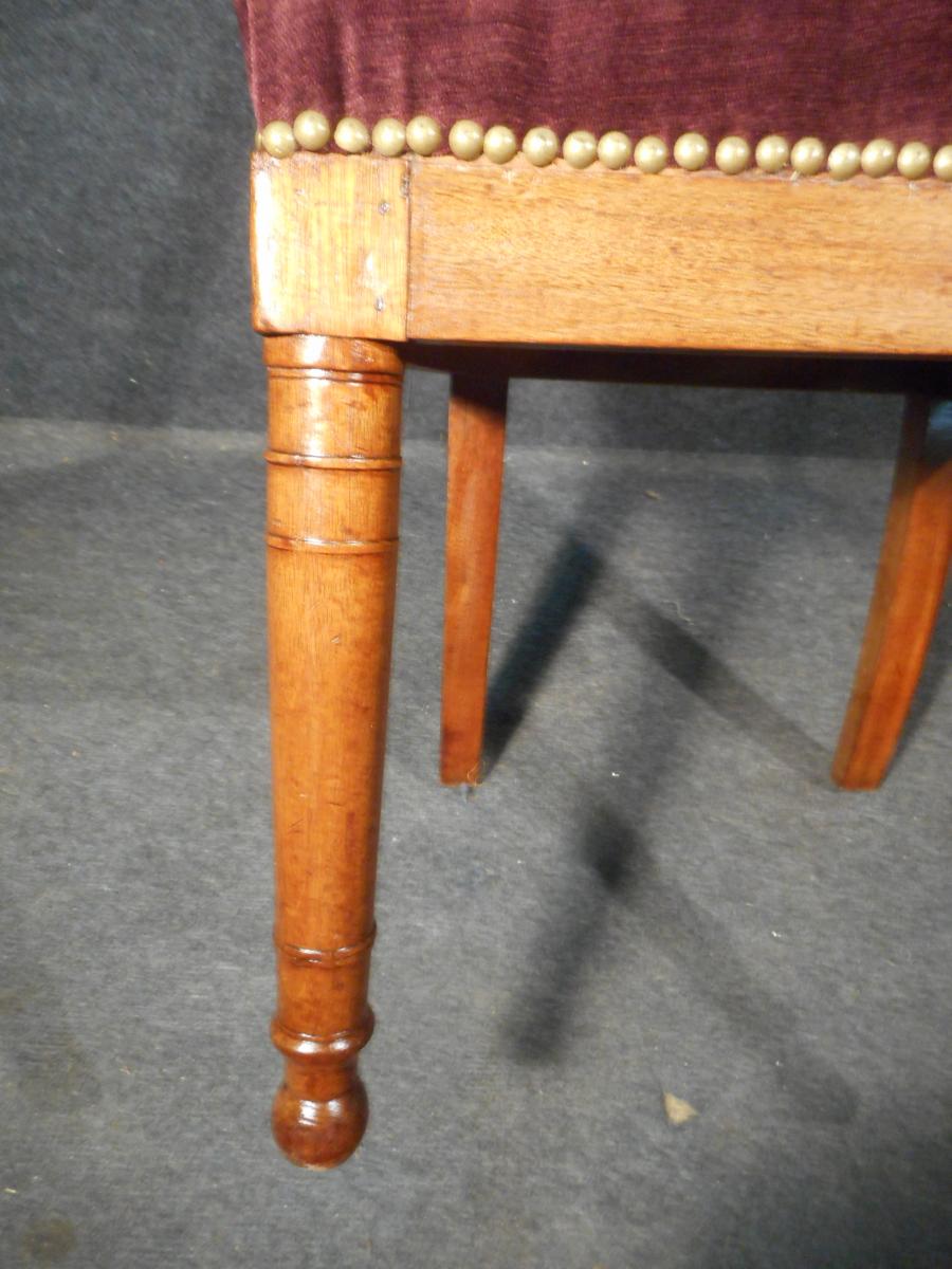 Series Of Mahogany Chairs Blond Empire Time Stamped The Barn-photo-4