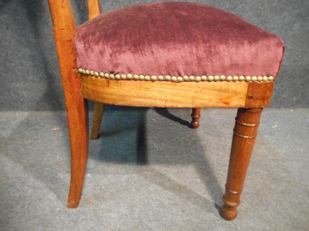 Series Of Mahogany Chairs Blond Empire Time Stamped The Barn-photo-5