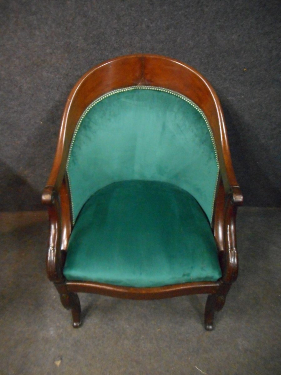 Restoration Armchair Mahogany From Cuba-photo-2