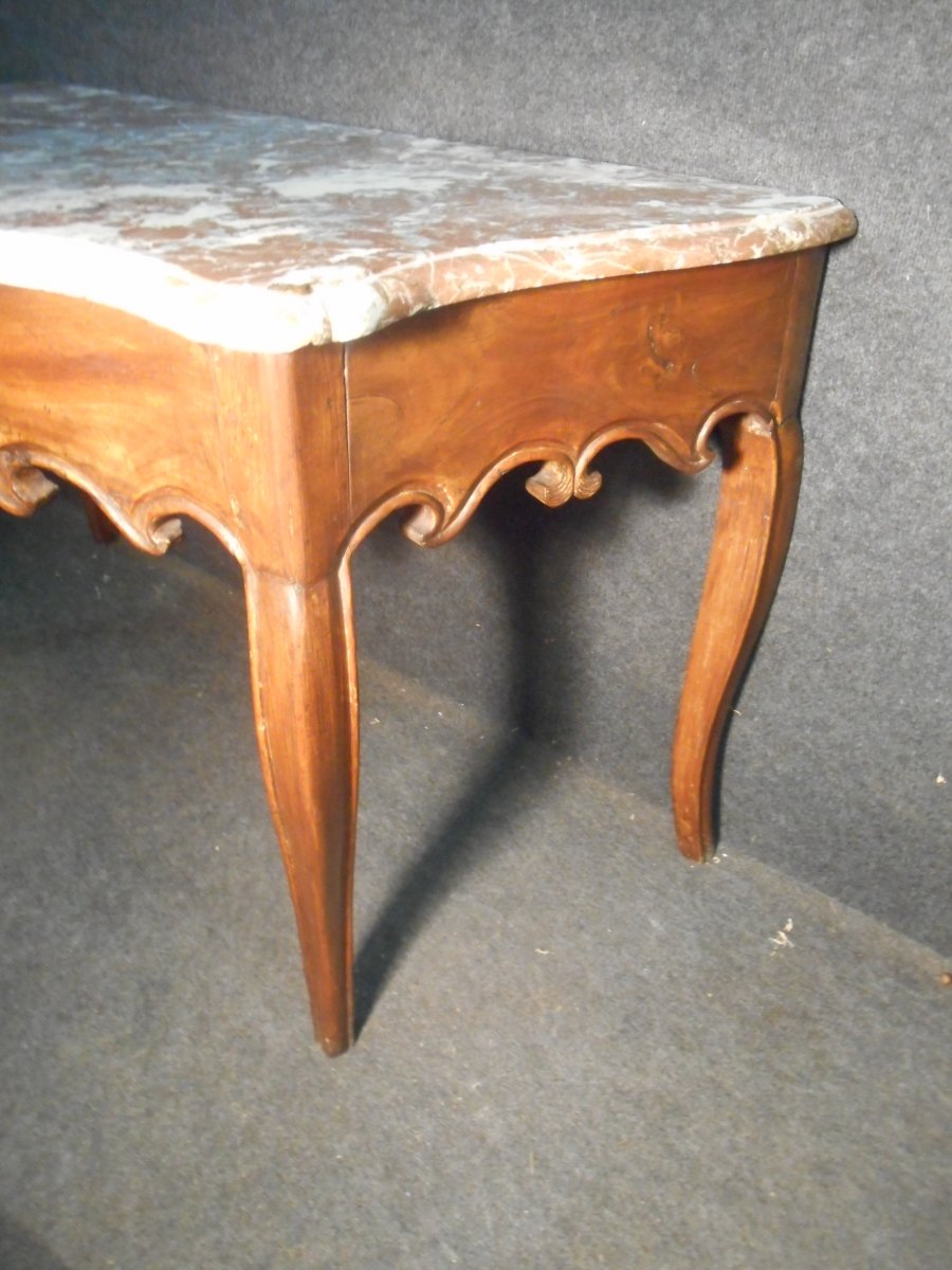 Eventful Console Table In Walnut Regency Period-photo-2