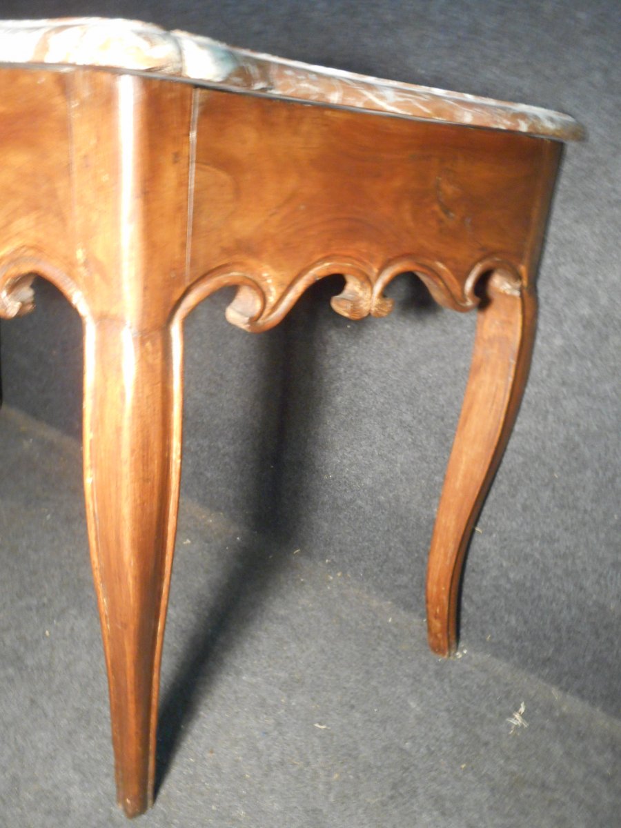 Eventful Console Table In Walnut Regency Period-photo-3