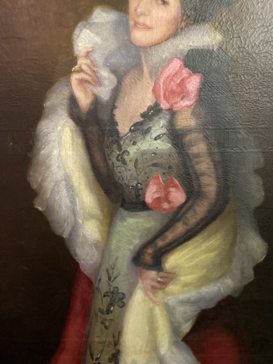 Large Oil On Canvas Impressionist By Auguste Joseph Bracquemond (1833-1914)-photo-3