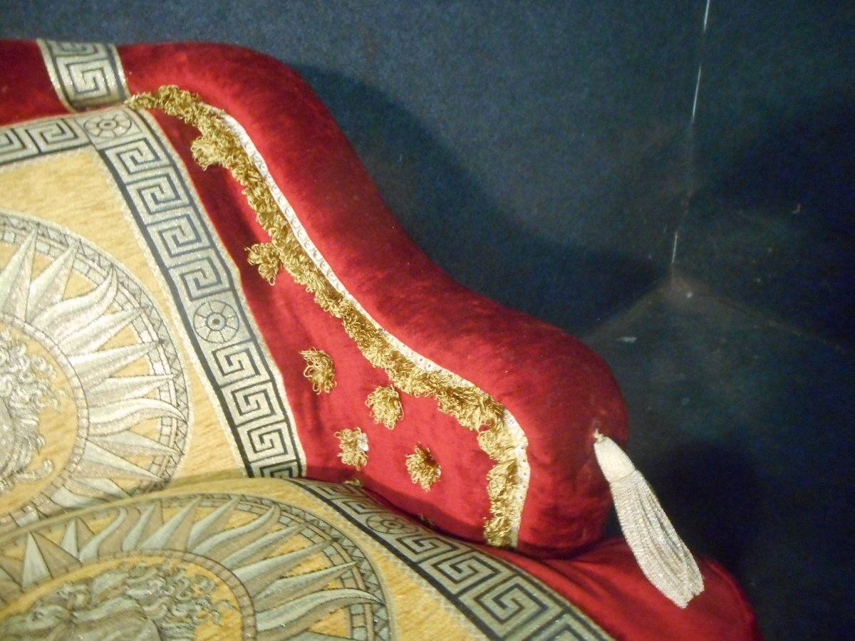Sofa Napoleon III In Velvet-photo-1