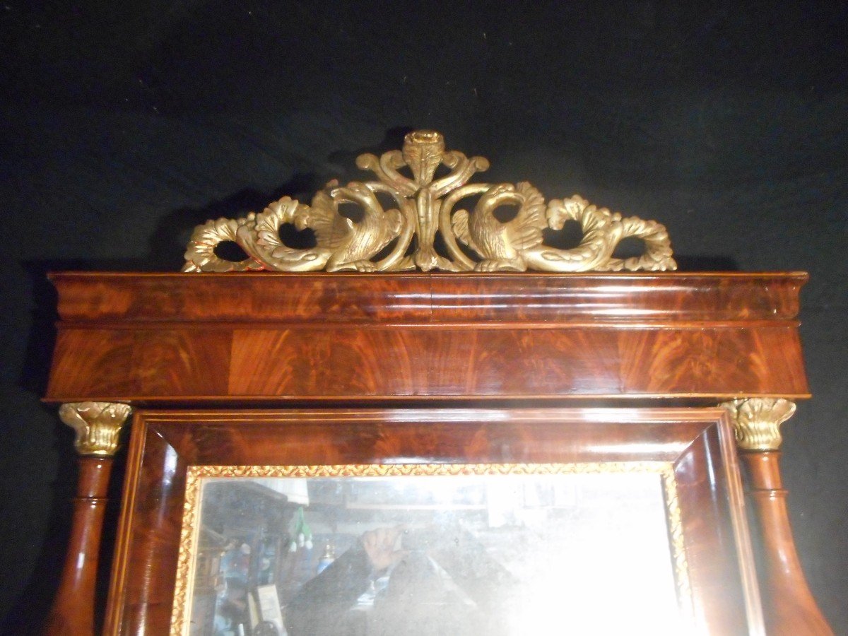 Console And Mirror Charles X Period Bird Attributes-photo-4